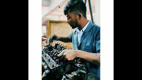 Car mechanical. ❤ #mmv #engine #iti