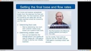 Formulate Great Rates: A webinar on setting rates in small-community utilities (Part 2)