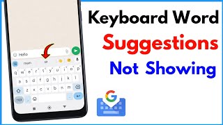 Keyboard Suggestions Not Showing | Word Suggestions While Typing Android by Star X Info 28 views 2 days ago 1 minute, 59 seconds