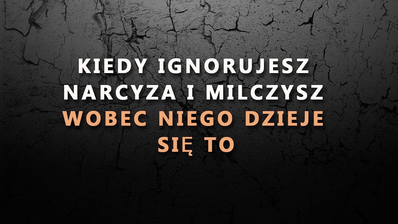 Kiedy ignorujesz narcyza i całkowicie milczysz, dzieje się to
