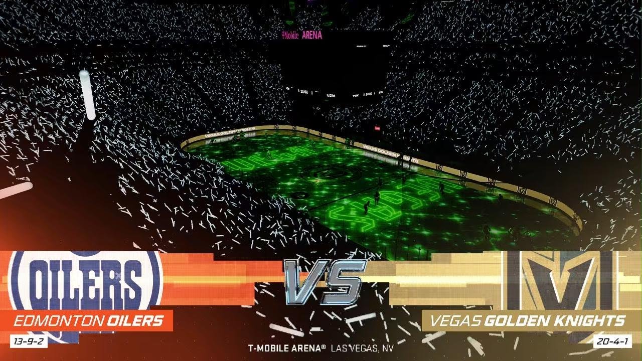 NHL 25 No Commentary Gameplay - Edmonton Oilers vs. Vegas Golden ...