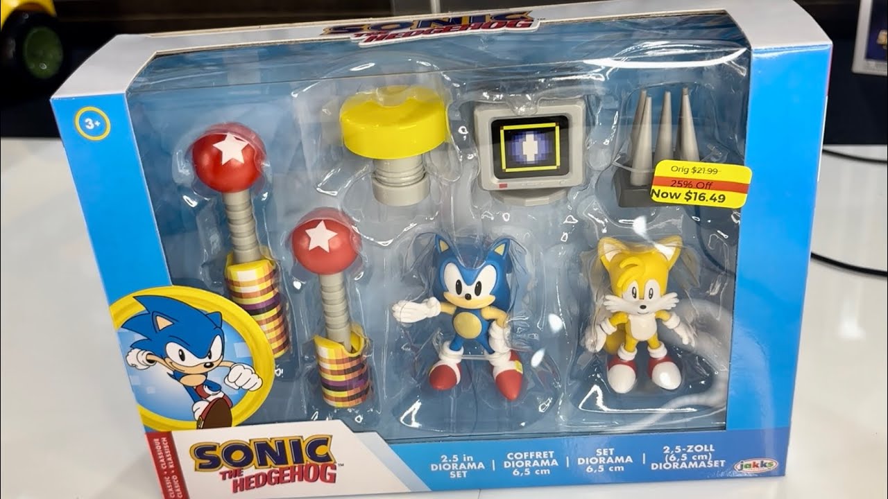 Sonic the Hedgehog 2.5” Diorama Set from Jakks Pacific - YouTube