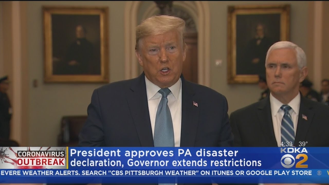 President Trump Approves Pa. Disaster Declaration