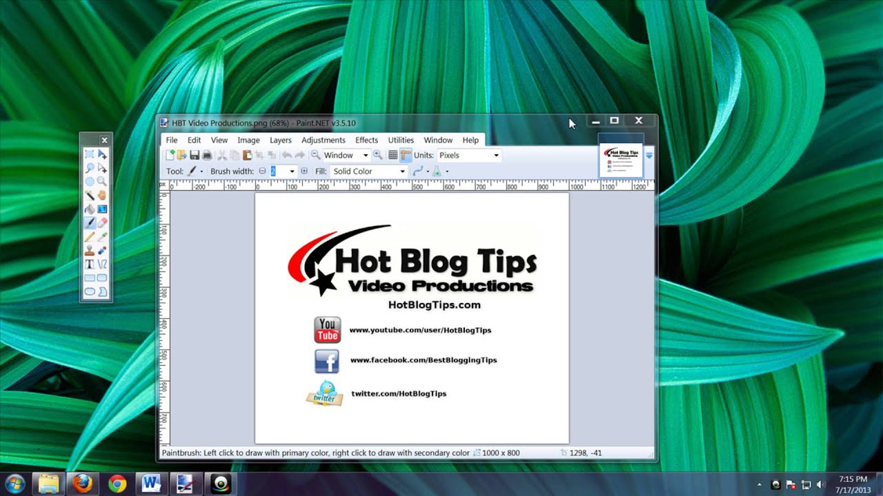 Hide Desktop Icons on Windows social media marketing examples