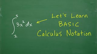 Calculus Symbols and Notation - Basic Introduction to Calculus