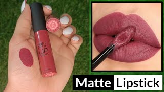 how to make liquid matte lipstick at home without foundation || diy Matte lipstick with container ||