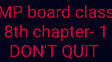 m.p.board class 8 chapter 1 don