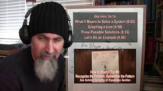 Solving Systems of Linear Equations, Graphically and Algebraically [ASMR Math] screenshot 3