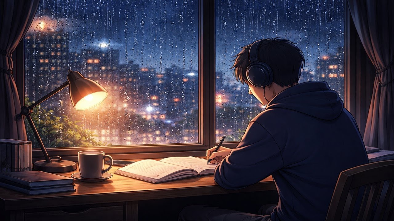 Rainy Night Lo-Fi 🌧️ Beats to Sleep, Study & Relax