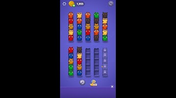 Kitty Sort: Twisted Tails Level 21-25 Gameplay | Funny Games