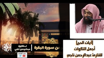ايات الحج | تلاوة مؤثرة يرق لها القلب بصوت القارئ عبدالرحمن ناجي | سورة البقرة |