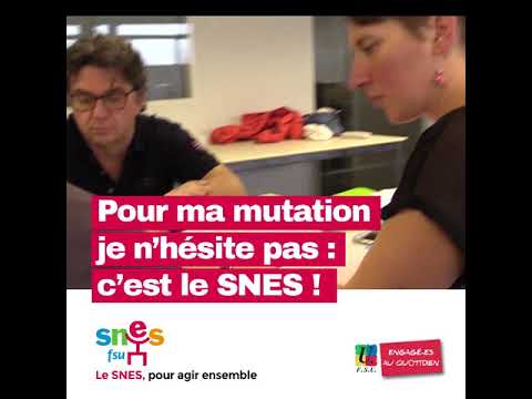 #Mouvement2019 Pour ma mutation, je n'hésite pas : c'est le SNES !