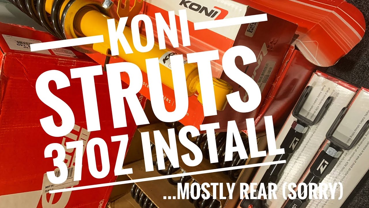 370Z G37 Koni Yellow Strut Install