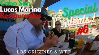 Cabo San Lucas Marina Restaurants special Deals #6