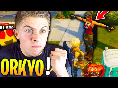 j ai venge orkyo sur fortnite battle royale - michou fortnite age