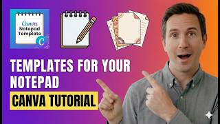 Templates for Your Notepad | Canva Tutorial