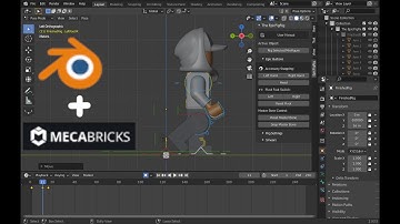 How to animate LEGO Minifigures/parts in blender! (LEGO Blender tutorial Part 2)