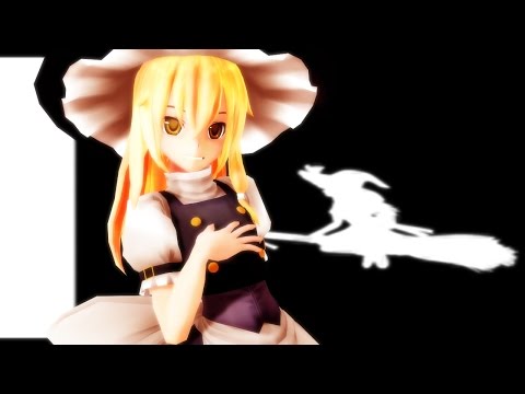【第17回MMD杯本選】BadApple!!【影絵】を背景に踊ってもらった【東方MMD】