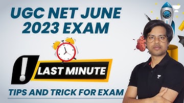 UGC NET JUNE 2023 | Last Minute Tips and Trick for Exam | Dr Lokesh Meena