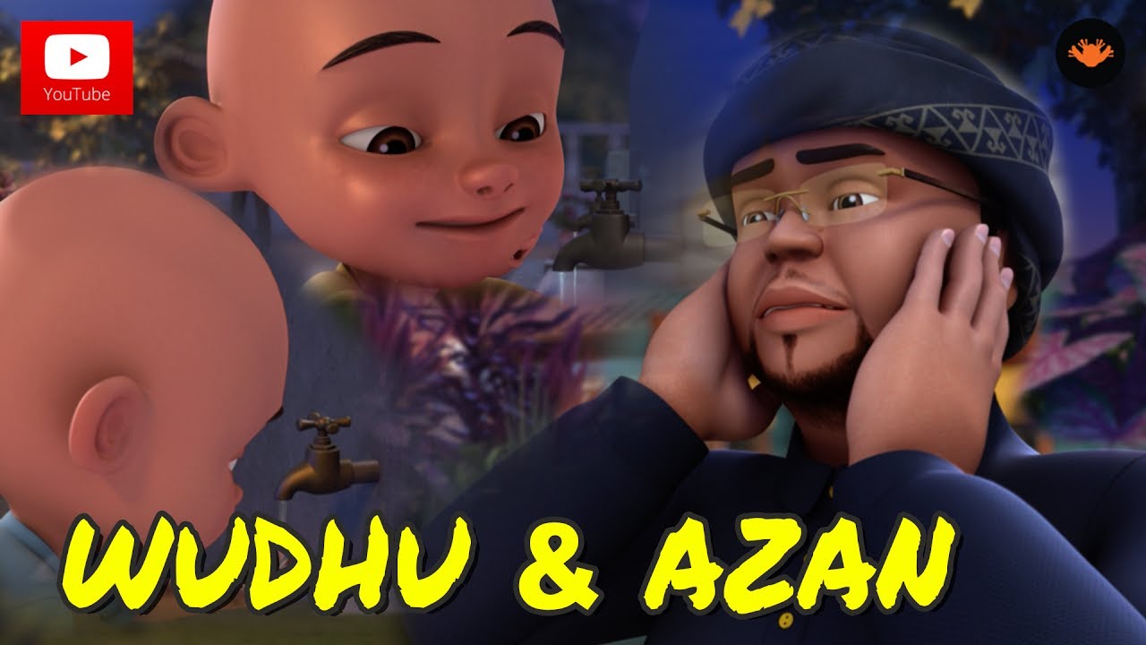 Cara Mengambil Wudhu & Azan Maghrib - Upin & Ipin Musim 11