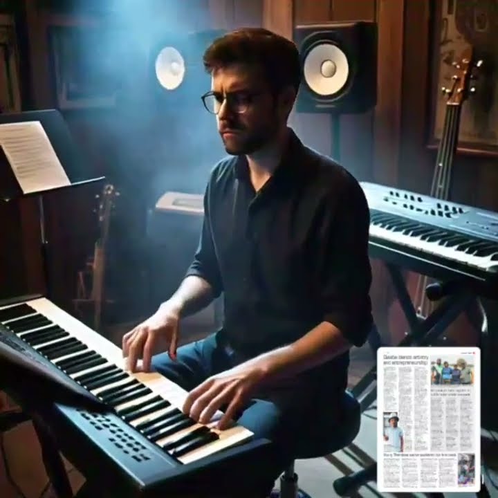 blind man playing my song yooh kwenzakalani using keyboard