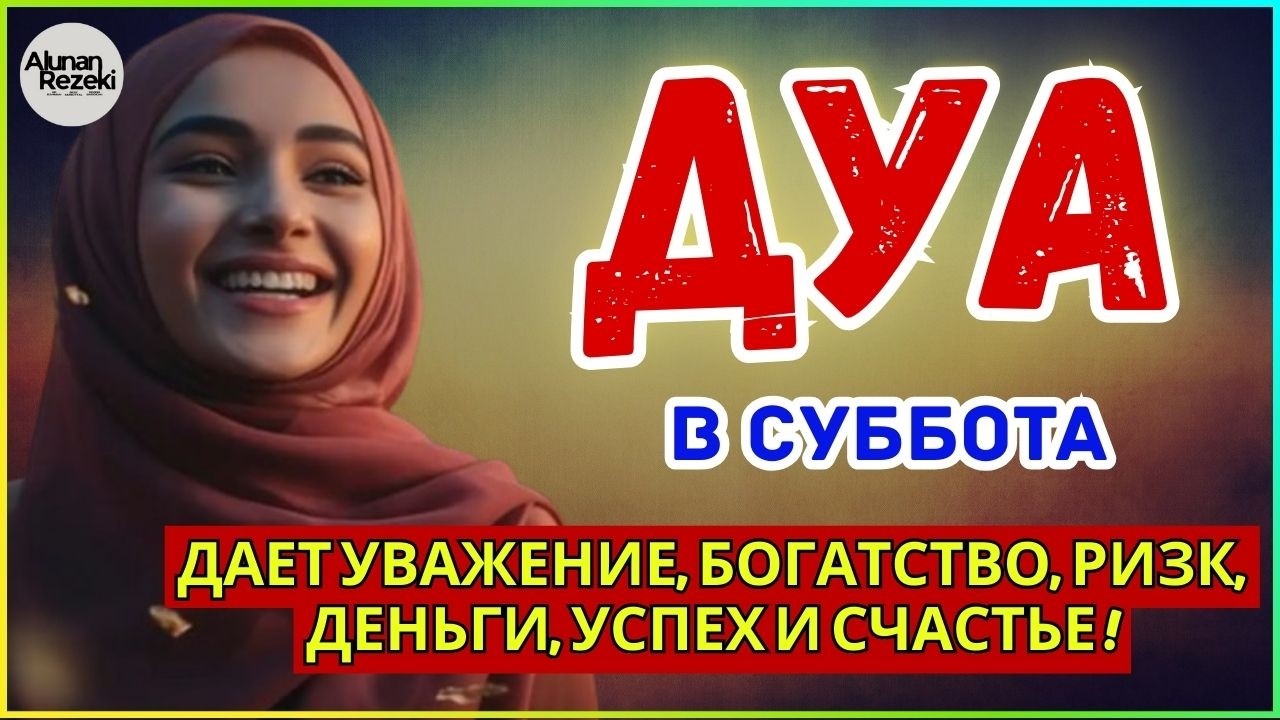 ✨💕САМАЯ СИЛЬНАЯ Дуа в СУББОТА ДАЕТ УВАЖЕНИЕ, БОГАТСТВО, РИЗК, ДЕНЬГИ, УСПЕХ И СЧАСТЬЕ! #дуа
