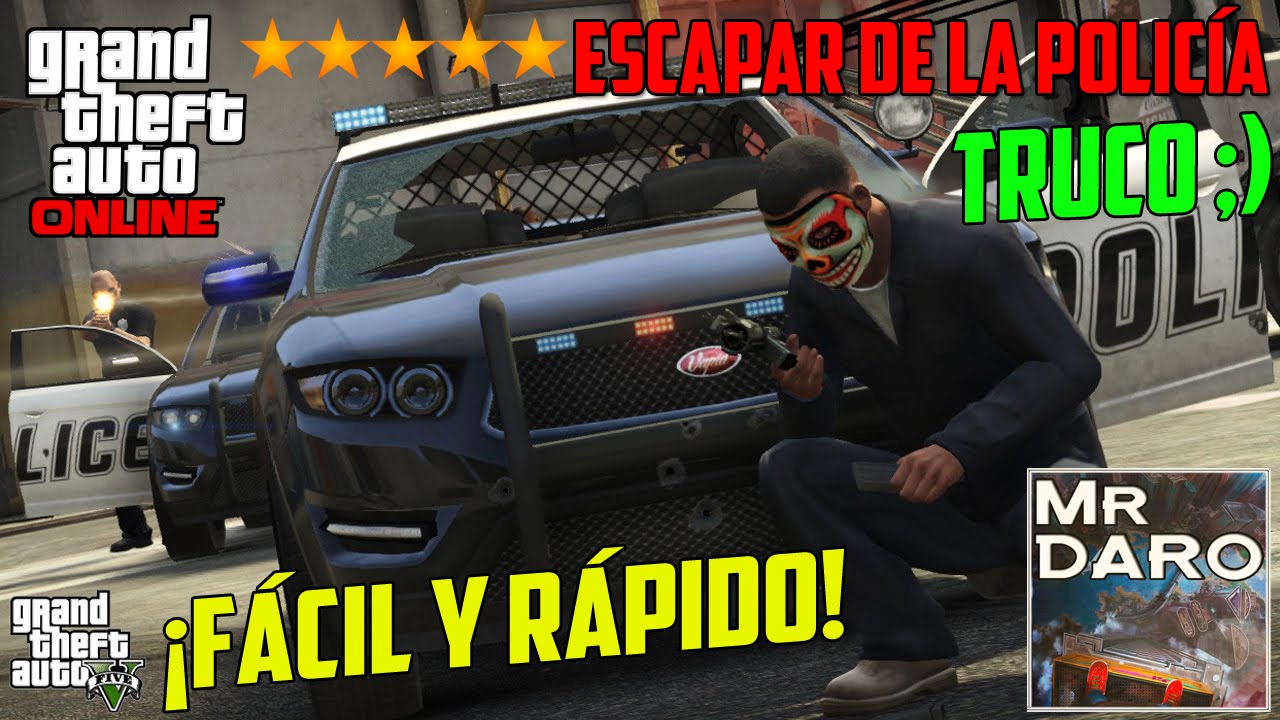 6GTA V escapar de la policía YouTube