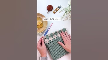 Diamond Granny Stitch Hat Free Crochet Pattern