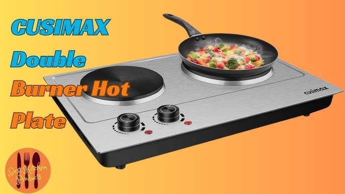 Double Portable Electric Hot Plate Hob Kitchen Review 