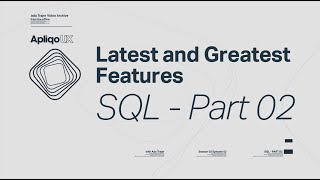 Apliqo UX for IBM Planning Analytics / TM1 - SQL data source part 02