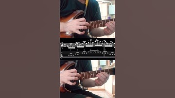 Tapping lick diminished arp. in Greg Howe style + TAB