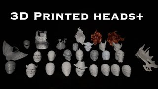 Marvel Legends 3D Printed Spider-Man, Venom head sculpts