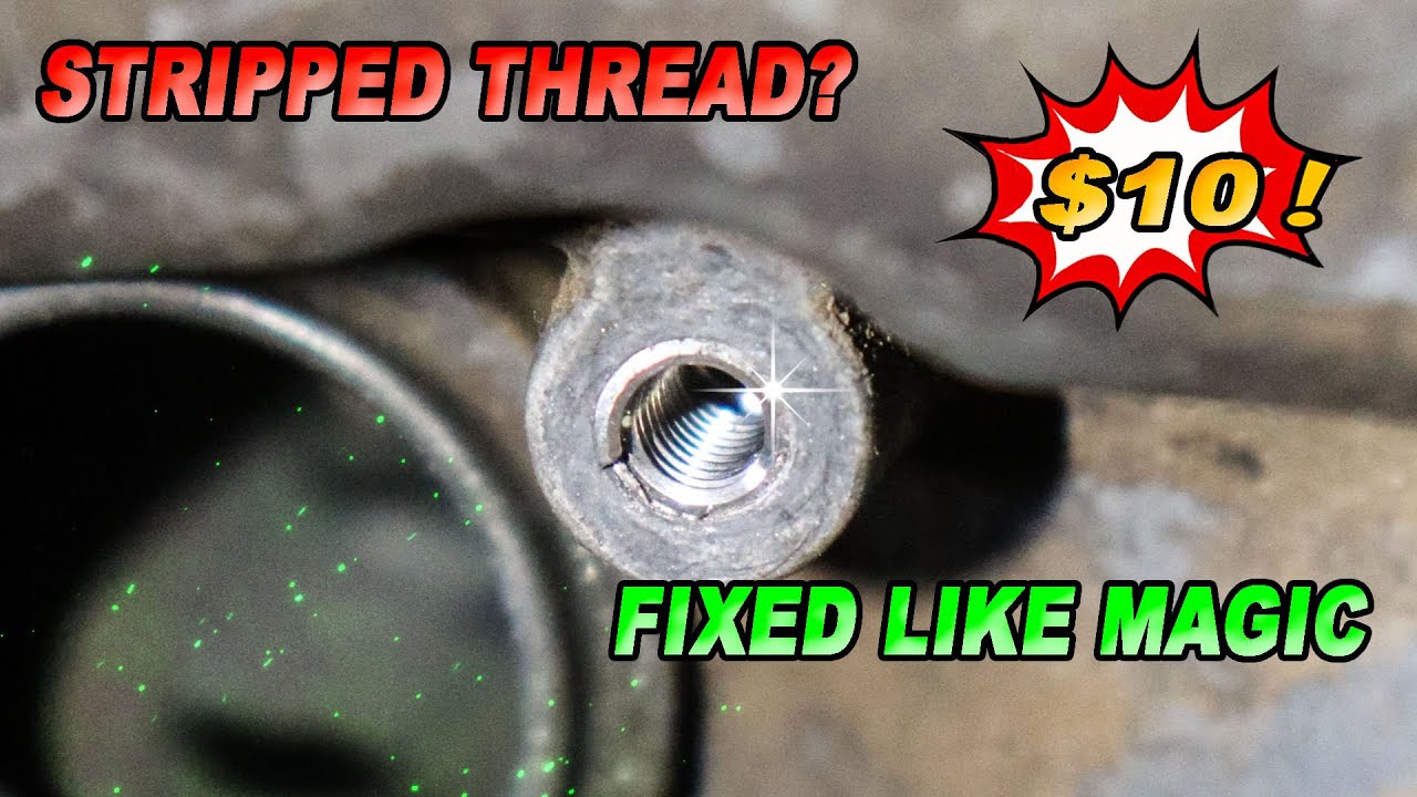 A $10 HELICOIL - Valve Cover Bolt Fixed Like Magic - YouTube