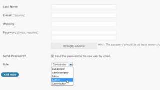 How to Add Users or Edit Profiles in Users Sections on WordPress
