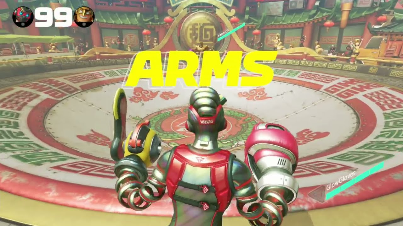🏆♨ 🥊 ARMS. Party Match. Springtron vs Max Brass on Ramen Bowl Arena. 🥊 ♨ 🏆