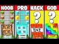 Minecraft Battle: SUPER TRAPDOOR CRAFTING CHALLENGE - NOOB vs PRO vs HACKER vs GOD ~ Funny Animation
