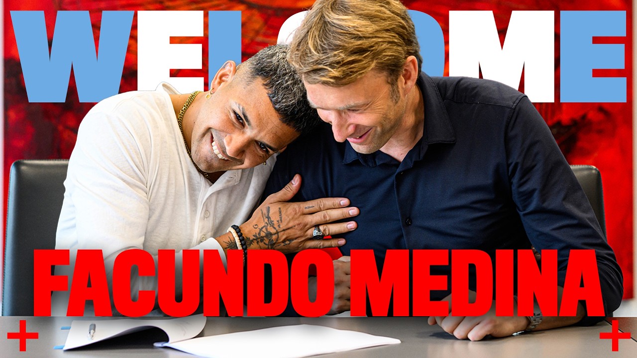 Bienvenido al Bayer 04: Facundo Medina exklusive on the first day | BTS & Interviews