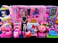 10 Minutes Satisfying with Unboxing Barbie Princess Bed &amp; Bedroom Collection Toys Review | ASMR