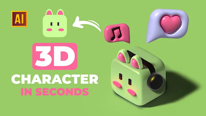 Create Stunning 3D Characters in Seconds with Adobe Illustrator