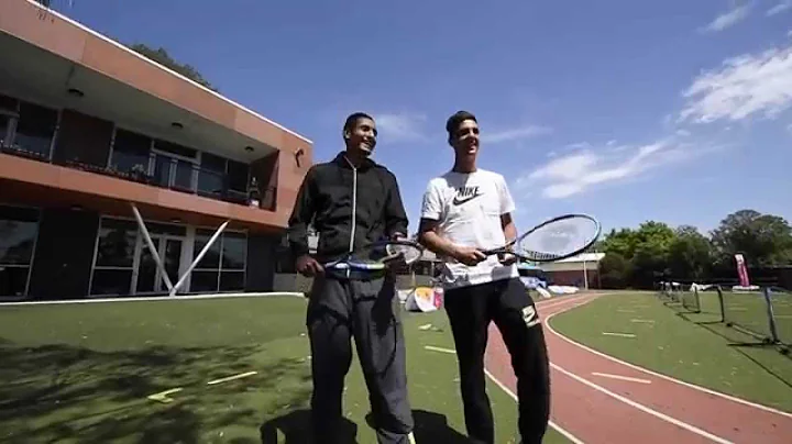 Kyrgios & Kokkinakis at Hartwell Primary School