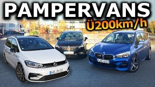 BMW 220i Gran Tourer vs. VW Touran 1.8 TSI vs. Opel Zafira 2.0 Diesel | Fahr doch