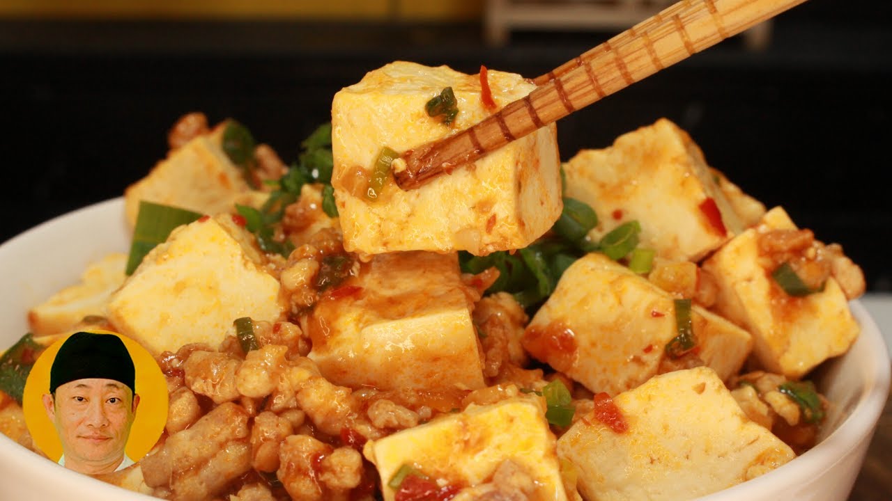 Mapo tofu (Mabo dofu) tofu picante