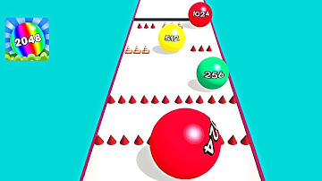 Ball Run 2048: Ball Games 3D ! All Levels Gameplay (111-118) android, ios