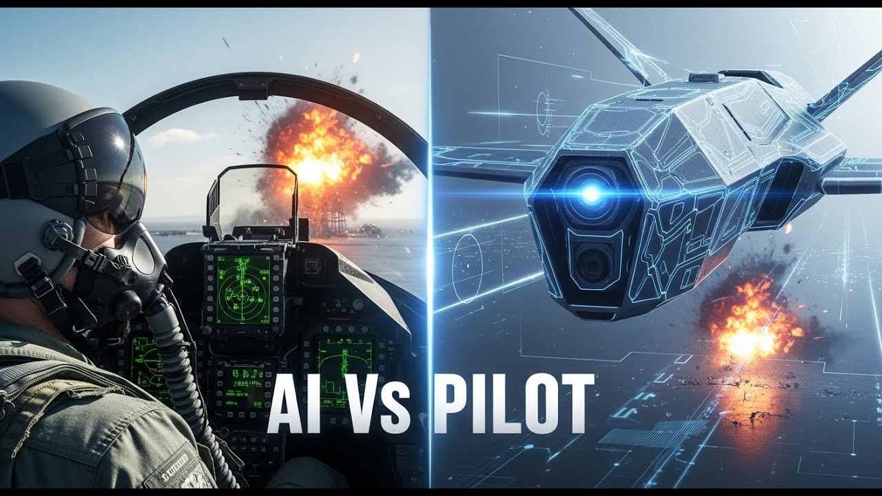 The Future of War: AI Drones vs Human Pilots