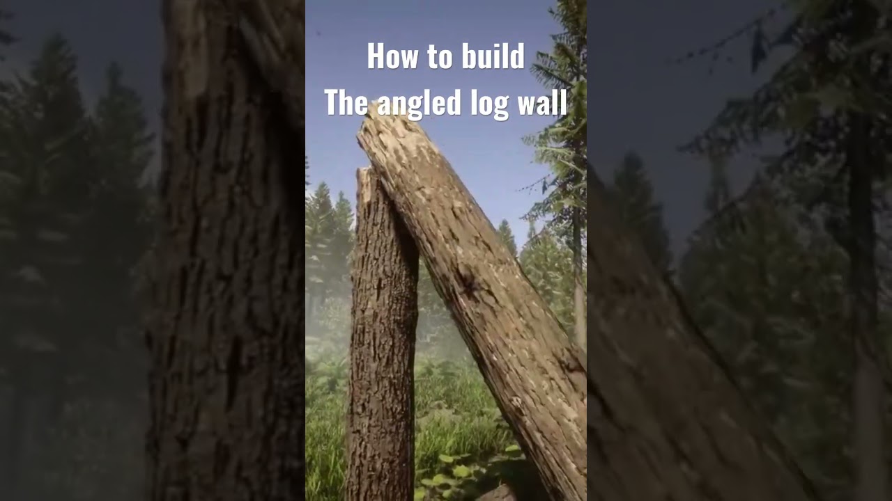 Sons Of The Forest — Как построить угловую бревенчатую стену 