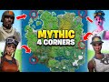 the most epic MYTHIC 4 Corner Challenge in Fortnite...