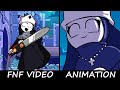 Bad nun but every turn different characters sing it fnf  animation