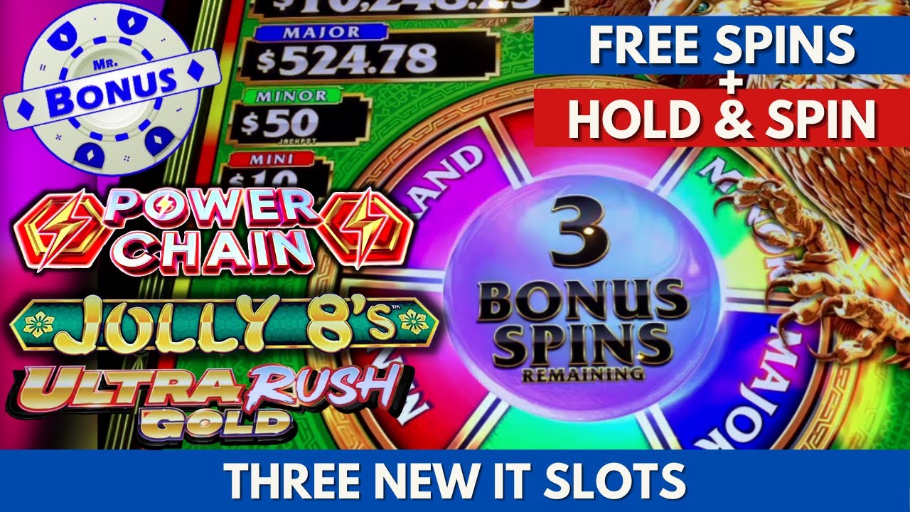 Incredible Technologies Slot Machine Medley!  THREE New Slots with Bonuses AND Live Play Features!