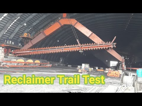 Portal Reclaimer Machine Trail Test/Stacker Reclaimer Machine Test/Lime stone/Coal