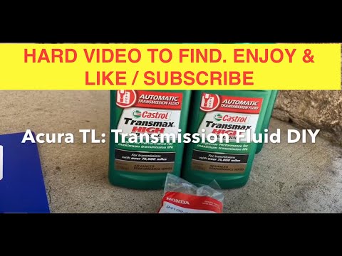 #Acura TL: #Transmission #fluid DIY *SAVE $350